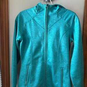 Athleisure workout jacket.